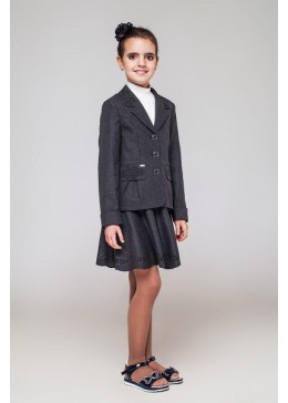 Cvetkov сірий шкільний костюм для дівчинки Сандра